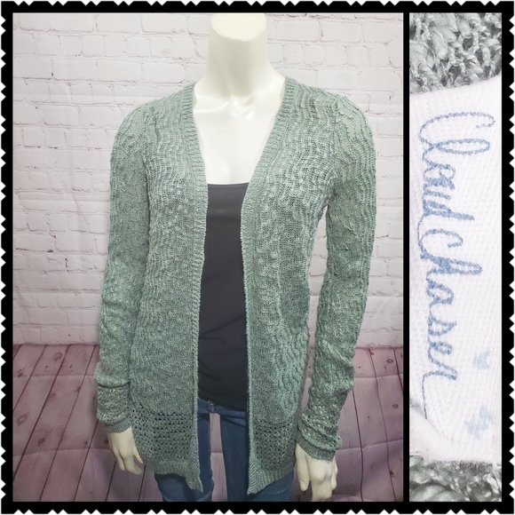 green argyle sweater